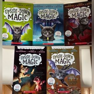 Lot of 5 Upside Down Magic Books #1-5 by Mlynowski, Myracle, & Jenkins